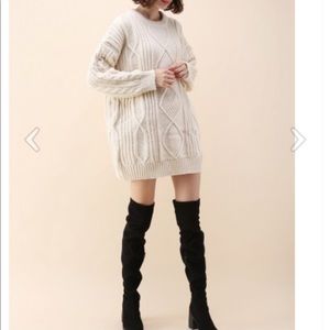 Gently used Chicwish Everyday Cable Knit Sweater
